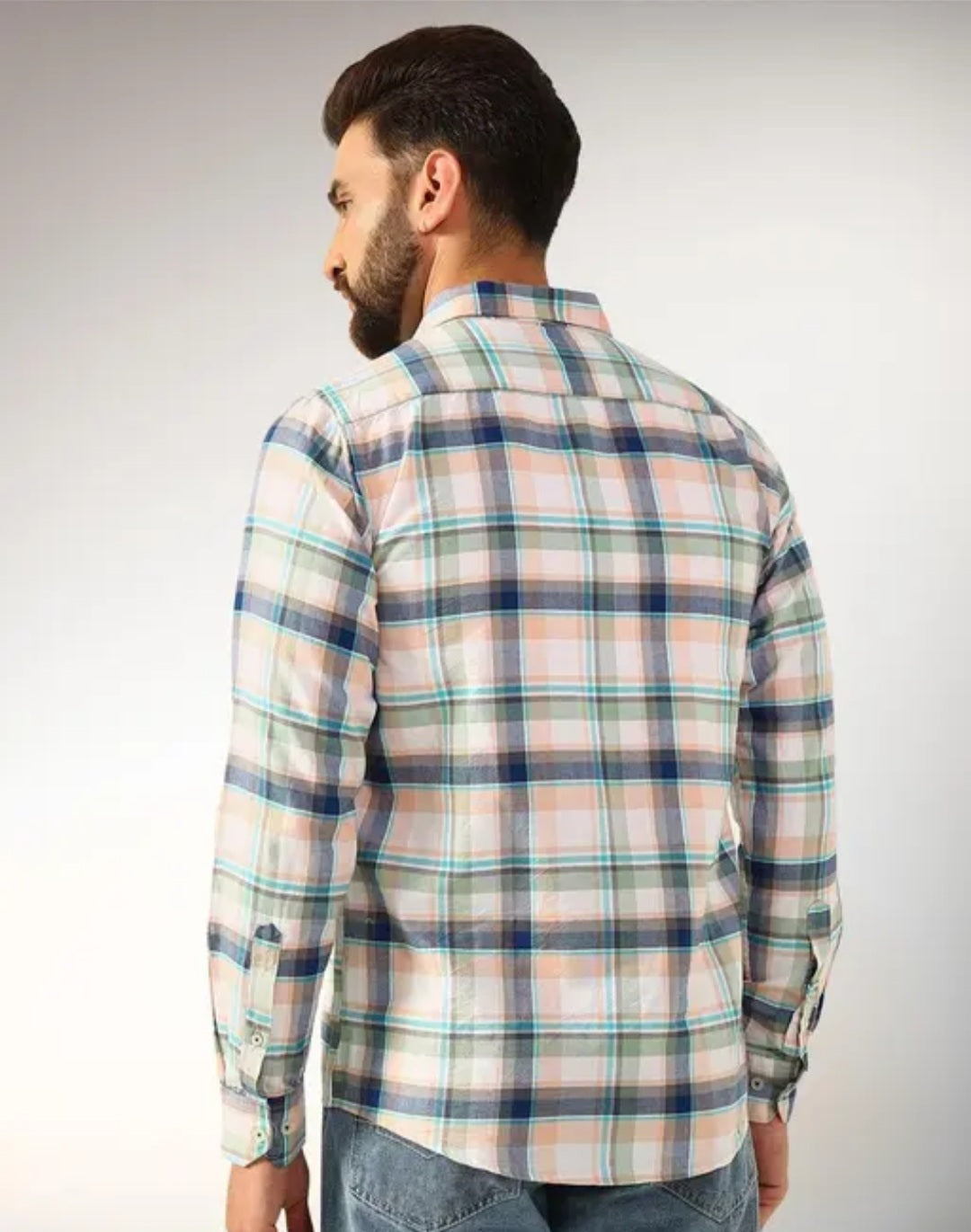 Trendy Multicolor Checkered Casual Shirt for Men